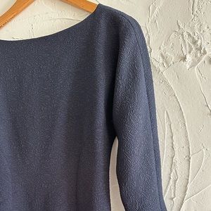 Rachel Roy - Gorgeous Dark Blue Boat Neck Cocktail Dress